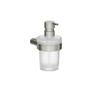 Inda Mito A20120AC21 zeepdispenser gesatineerd glas/ geborsteld nikkel