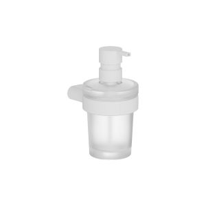 Inda Mito A20120WM21 zeepdispenser gesatineerd glas/ mat wit