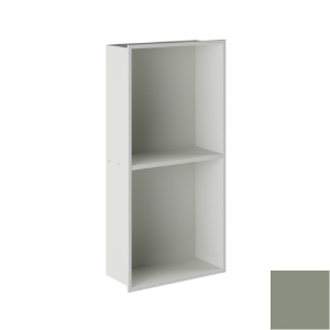 Inda MY Secret A80200VV inbouwnis 2 vakken omkeerbaar 305x610mm mat verde salvia