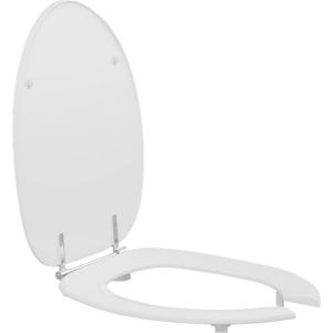Pressalit Dania non contact R38000-D92999 toiletzitting met deksel wit