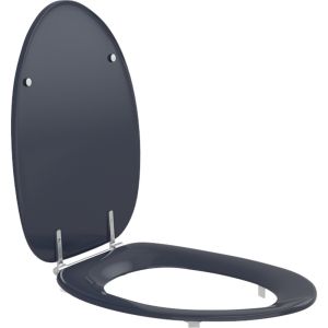 Pressalit Dania R37108-D92999 toiletzitting met deksel donkerblauw (RAL 5011)