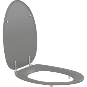 Pressalit Dania R37112-D92999 toiletzitting met deksel antraciet