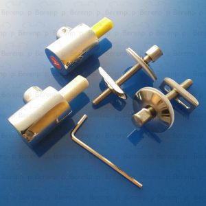 Keramag 4U - Felino - iCon - myDay - Renova Nr. 1 - Renova Nr. 1 Plan 598035000 set van 2 scharnieren voor toiletzitting chroom *niet meer leverbaar*