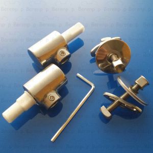 Keramag Joly - Virto 598114000 set van 2 scharnieren voor toiletzitting chroom