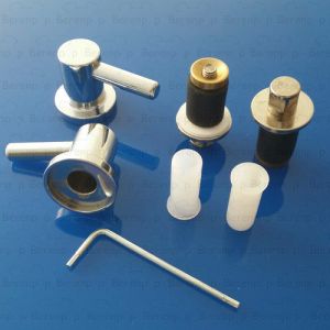 Keramag 500 by Citterio 598130000 set van 2 scharnieren voor toiletzitting chroom