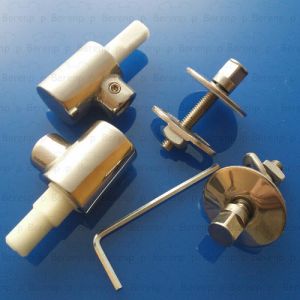 Keramag Joop! - Silk 598140000 set van 2 scharnieren voor toiletzitting chroom *niet meer leverbaar*