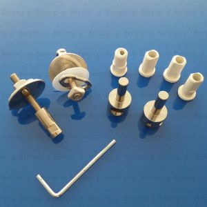 Keramag Joly - Virto - Vitelle - Vivano 598154000 set van 2 scharnieren voor toiletzitting chroom