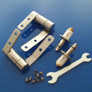 Keramag Cassini - Cotta 598181000 set van 2 scharnieren voor toiletzitting chroom