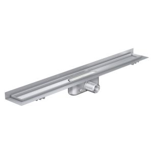 ACO ShowerDrain C 408761 douchegoot met muurflens 108,5cm zijuitloop