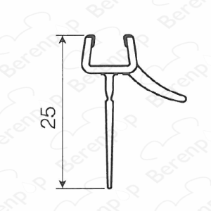 Artweger Twistline 5TZ206 lekstrip set 2 horizontaal