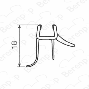 Artweger Twistline 5TZ207 lekstrip set 3 horizontaal