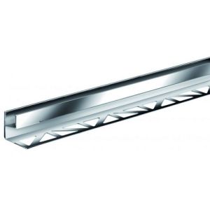 Blanke Aqua Glas 2042840080210 glasprofiel 2100x21x8mm RVS verchroomd