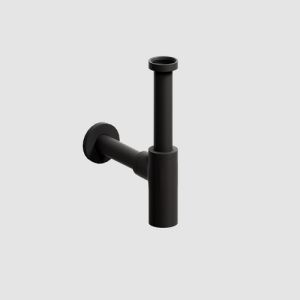 Clou InBe IB065300121 wastafel designsifon type 1, rond, mat zwart