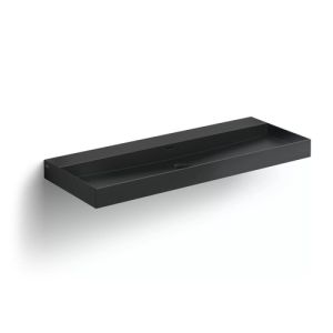 Clou New Wash Me CL0230438 wastafel 110x42cm mat zwart keramiek