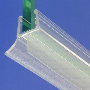 Exa-Lent Universal DS0220010 - G10023200 helder doucheprofiel 2 flapjes 200cm - 10mm