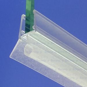Exa-Lent Universal DS031008 - G08177100 helder doucheprofiel 1 flapje 1 rondje 100cm - 8mm