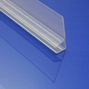 Exa-Lent Universal DS091008 - G08014100 helder doucheprofiel 1 flap horizontaal 100cm - 8mm