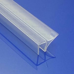 San4U ProfileDay monsterstukje doucherubber type DS12 - 2cm lengte en geschikt voor glasdikte 8mm - 3 flapjes