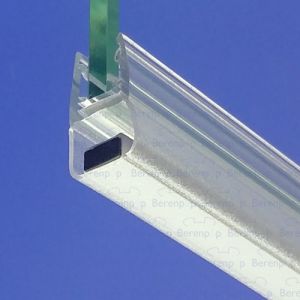 Exa-Lent Universal DS182004 - M04111200 helder doucheprofiel magneet recht (set van 2 stuks) 200cm 4mm