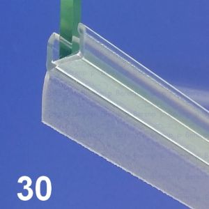 Exa-Lent Universal DS301006 - G06046100 helder doucheprofiel 1 flap (van 11mm) 100cm - 6mm