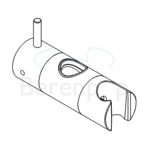 Damixa Akita 0316300 glijstuk voor glijstang chroom