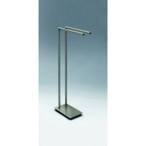 Decor Walther 0504834 Straight 2 handdoekhouder standaard geborsteld nikkel