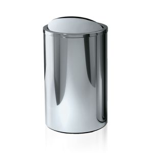 Decor Walther 0610770 DW 121 wasmand 58xø35cm met swing deksel RVS gepolijst