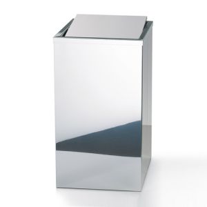 Decor Walther 0610970 DW 215 wasmand 58x32x32cm met swing deksel RVS gepolijst