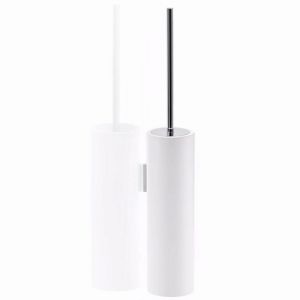 Decor Walther 0970954 Stone WBG toiletborstelgarnituur wand chroom/wit