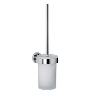 Decor Walther Basic 0531000 BA WBG toiletborstelgarnituur wit gesatineerd glas/ chroom