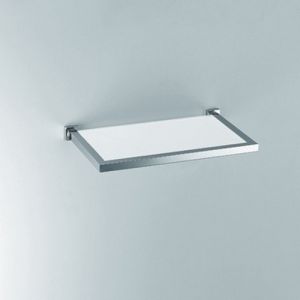 Decor Walther Bloque/ Corner 0560860 CO GLA30 planchet 300mm wit gesatineerd glas/ mat zwart