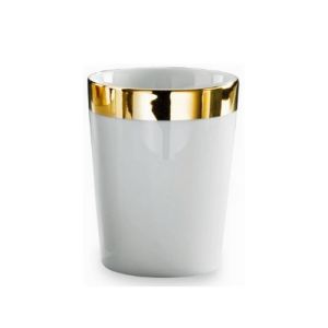 Decor Walther Porcelain 0846220 BE 50 beker porselein wit/ goud