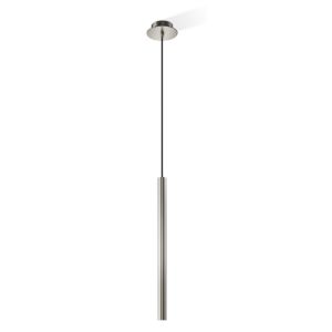 Decor Walther 0214034 PIPE 1 LED hanglamp geborsteld nikkel