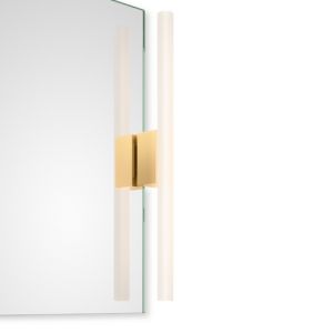 Decor Walther 0402282 OMEGA 1 spiegellamp 30/50x5cm mat goud