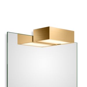 Decor Walther 0419782 BOX 1-15 N LED spiegellamp dimbaar 15x10cm mat goud