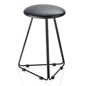 Decor Walther 0508760 DW 71 krukje kunstleder mat zwart