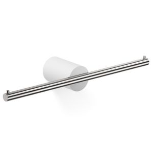 Decor Walther 0974955 Stone TPH2 toiletrolhouder wit/ RVS geborsteld