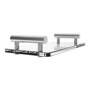 Decor Walther Bar 0857000 BAR TAB tray 33x17cm helder glas/ chroom