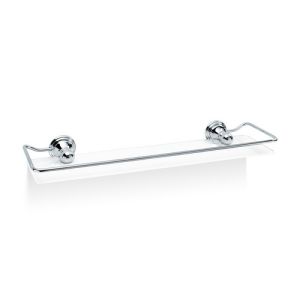 Decor Walther Classic 0511900 CL GLA R planchet 620mm wit opaalglas/ chroom