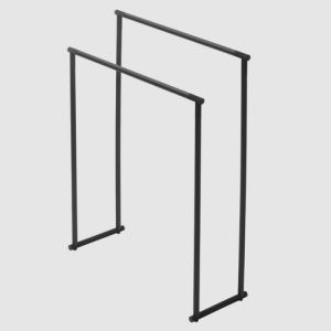 Decor Walther Club 0509363 CLUB HT handdoekstandaard mat zwart