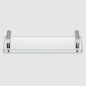 Decor Walther Club 0856102 CLUB TAB schaal/tray helder glas chroom