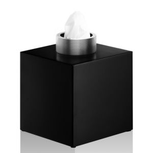 Decor Walther Club 0858660 CLUB KB tissuehouder mat zwart/ chroom