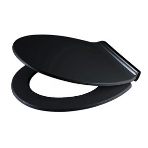 Diaqua Cannes 31164580 toiletzitting met deksel zwart (OUTLET)