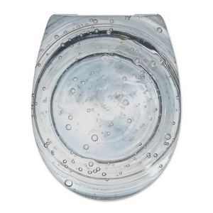 Diaqua Laval 31172004 toiletzitting met deksel motief Sparkling water