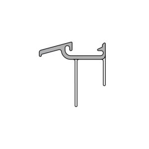 Duka GUML347 afdichtprofiel 100cm transparant, 8mm