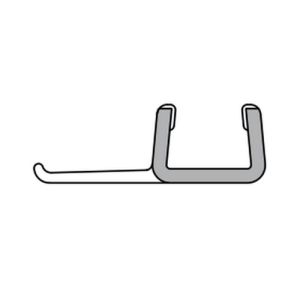 Duka GUMP217 afdichtprofiel 195cm transparant, 6mm