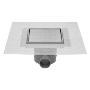 Easy Drain Aqua Jewels Quattro AJQ10X10ZM doucheput 10x10cm zijuitloop