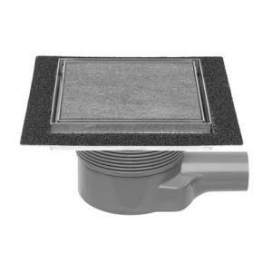 Easy Drain Aqua Plus Quattro Tegel AQUA+15X15MSI6T doucheput 15x15cm zijuitloop