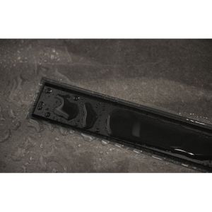 Easy Drain Compact 50 TAF Black EDM1TAFZM90050B douchegoot 90cm zijuitloop