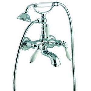 Fima Carlo Frattini Herend F5404BR badkraan opbouw 2-greeps met garnituur brons